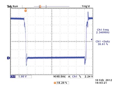 Buck regulator switching